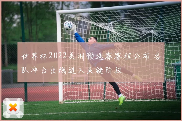 世界杯2022美洲预选赛赛程公布 各队冲击出线进入关键阶段
