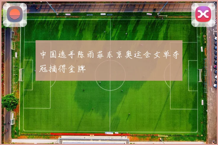 中国选手陈雨菲东京奥运会女单夺冠摘得金牌